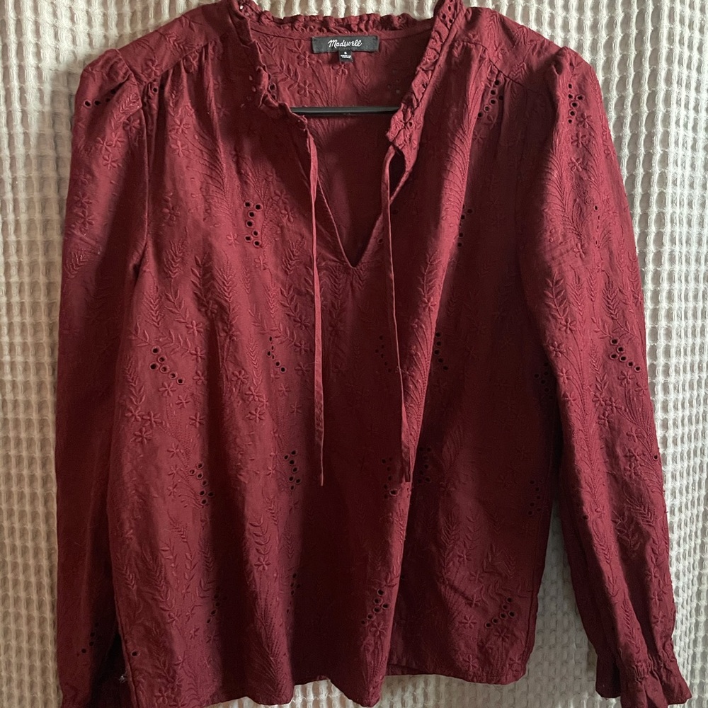 Madewell Eyelet Blouse